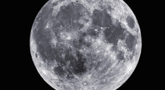 Photograph of the full moon