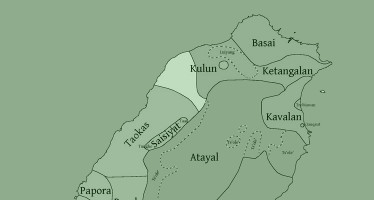 Map of Formosan languages